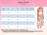 Summer Women's Casual Long Dress Suspender Printed High Waist Sleeveless Pendulum Dress