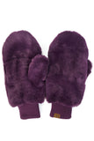 C.C Women's Faux Fur Pop Top Mittens Gloves Shepherd Lining