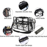 Transparent PVC cosmetic bag, waterproof swimming bag, washing beach bag, large-capacity cosmetic bag, large-capacity storage bag