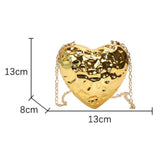 Heart Shaped Mini Purse – Elegant Acrylic Pericardium Chain Clutch, Perfect for Parties, Proms, Weddings, and Evening Out – Stylish Dinner Bag