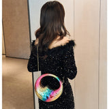 Acrylic Moon Shaped Bag