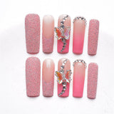 1067 Handmade Nail Wear Nail Art Reusable Press on Nails False Nails