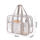 Waterproof beach bag, wet and dry separation fitness bag, toiletry bag, storage goggles, swimsuit swimming bag, Transparent Cosmetic Bag,