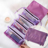 Four-in-one cosmetic bag, makeup bag organizers,Travel makeup bag,Portable travel storage portable toilet bag,
