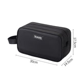 Cosmetic bag, business trip toiletries storage bag, three-layer dry and wet separation men's toilet bag, makeup bag organizer,Makeup bag with compartments,