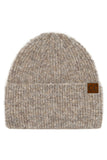 C.C Mohair Feel Wide Cuff Beanie