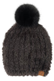 C.C Faux Fur Pom Beanie