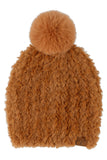 C.C Faux Fur Pom Beanie