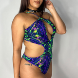 Vortex Crossed Body Suit