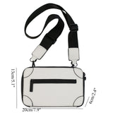 Men's Crossbody Bag Simple, Design Box Bag stylish, Small Satchel Shoulder Bag