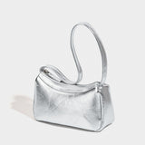 Silver small shoulder bag Design shoulder Bag, Bag Women's Summer Temperament Versatile Shoulder Bag  Hobo Handbag