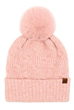 C.C Chain Link Knitted Pom Beanie