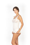 Mare Luxury Merino Wool Blend Women's Lace -Trimmed Tank Top (S - XXL). Proudly Made in Italy.