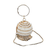 Small Round Bag, Versatile Dress Purse, Spherical Evening Purse, Evening Bags for Women Formal, Prom Bag