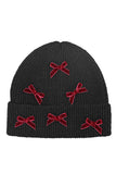 C.C Mini Velvet Bow Cuff Beanie