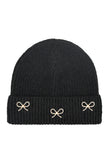 C.C Pearl Bow Charm Cuff Beanie