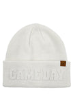 C.C GAME DAY Embossed Lettering Cuff Beanie