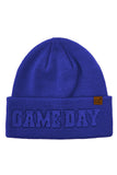 C.C GAME DAY Embossed Lettering Cuff Beanie