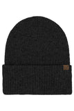 C.C Solid Long Folded Cuff Beanie