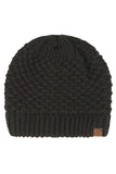 C.C Women's Cross Cell Stitch Knit Satin Lining Beanie