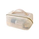 Waterproof PVC portable cosmetic bag, multi-functional large-capacity cosmetic bag, portable wash storage bag, travel makeup bag,Makeup bag organizers,