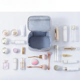 Waterproof cosmetic bag, large capacity foldable portable travel bag, women's cosmetic storage bag, toilet bag, makeup bag organizer,