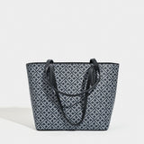 Light luxury oversized shopping bag, women's versatile portable tote bag, shoulder bag