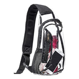 Premium PVC Transparent Chest Bag – Waterproof Fanny Pack Crossbody & Belt Bag for Stadiums and Concerts