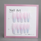 White Nail Wear Nail Art Reusable Press on Nails False Nails