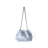 Commuter versatile chain bag, bow soft leather crossbody bag women, spring fashion shoulder crossbody bag