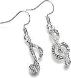 Faux Fur Pom Pom Tassel Drop Dangle Earrings Set