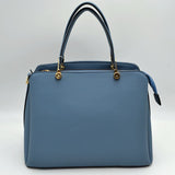Structured Top Handle Handbag with Zipper Closures
