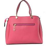 Women's Textured Faux Leather Top Handle Tote Bag