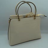 Women's Textured Faux Leather Top Handle Tote Bag