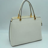 Women's Textured Faux Leather Top Handle Tote Bag