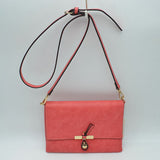 Knot Accent Flap Crossbody Bag with Adjustable Strap