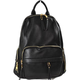 Elegant Soft PU Leather Bag Casual Shoulder Women's Backpack