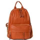 Elegant Soft PU Leather Bag Casual Shoulder Women's Backpack