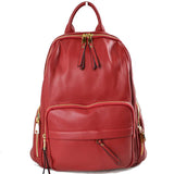 Elegant Soft PU Leather Bag Casual Shoulder Women's Backpack