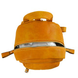 Textured Mini Backpack with Front Zipper Pocket