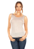 EGI Exclusive Collections Women's Modal Cashmere Blend Tank Top. Proudly Made in Italy (5219)