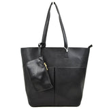 3 In 1 Large Soft Faux Leather Womens Tote Handbags