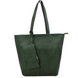 3 In 1 Large Soft Faux Leather Womens Tote Handbags
