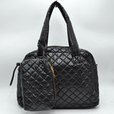 2-in-1 Large Quilted Tote Bag with Pouch