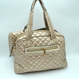 2-in-1 Large Quilted Tote Bag with Pouch