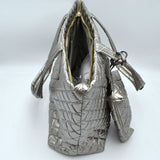 2-in-1 Large Quilted Zipper Tote with Pouch