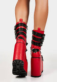 Knee High Platform Rivet Boots