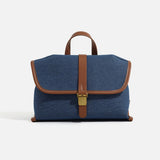 Denim messenger bag, women's casual canvas handbag, tote square bag