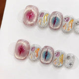 0970- Handmade press on nails fake nails removable