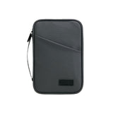 Large capacity passport bag, multi-function document storage bag, PU waterproof travel storage bag, anti-theft tote certificate bag.